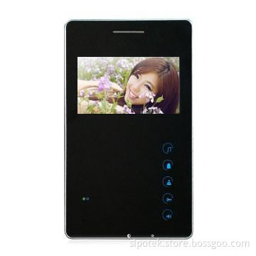 Sipo 4.3 inch Color TFT LCD video intercom system with plastic case